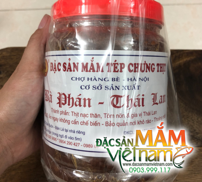 Đặc sản mắm tép chưng thịt Bà Phán Thái Lan Hà Nội