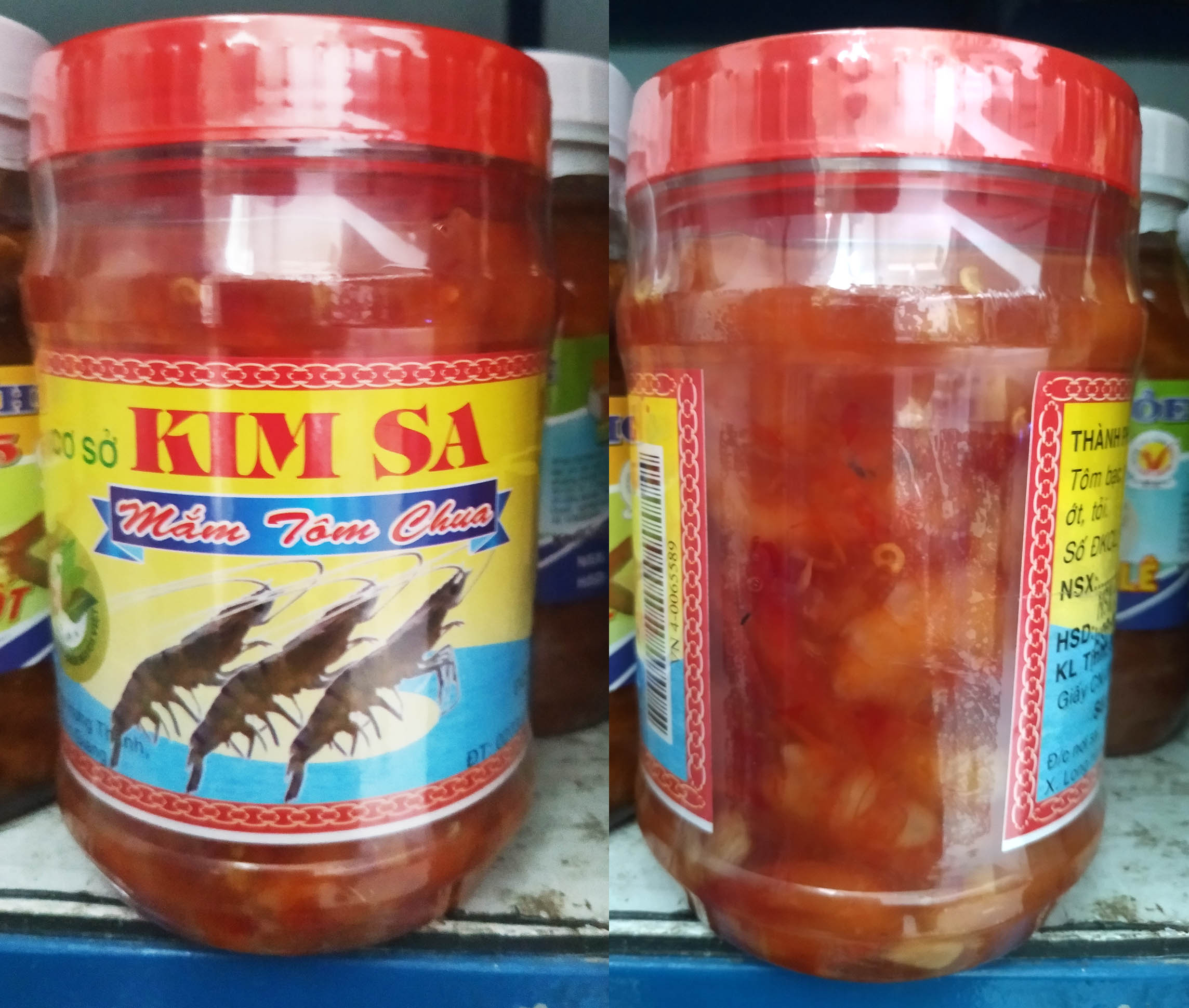 Mắm tôm chua Kim SA - tem mới