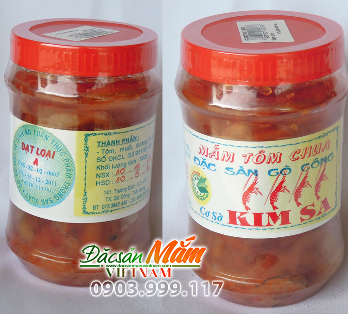Mắm tôm chua Kim Sa - Gò Công